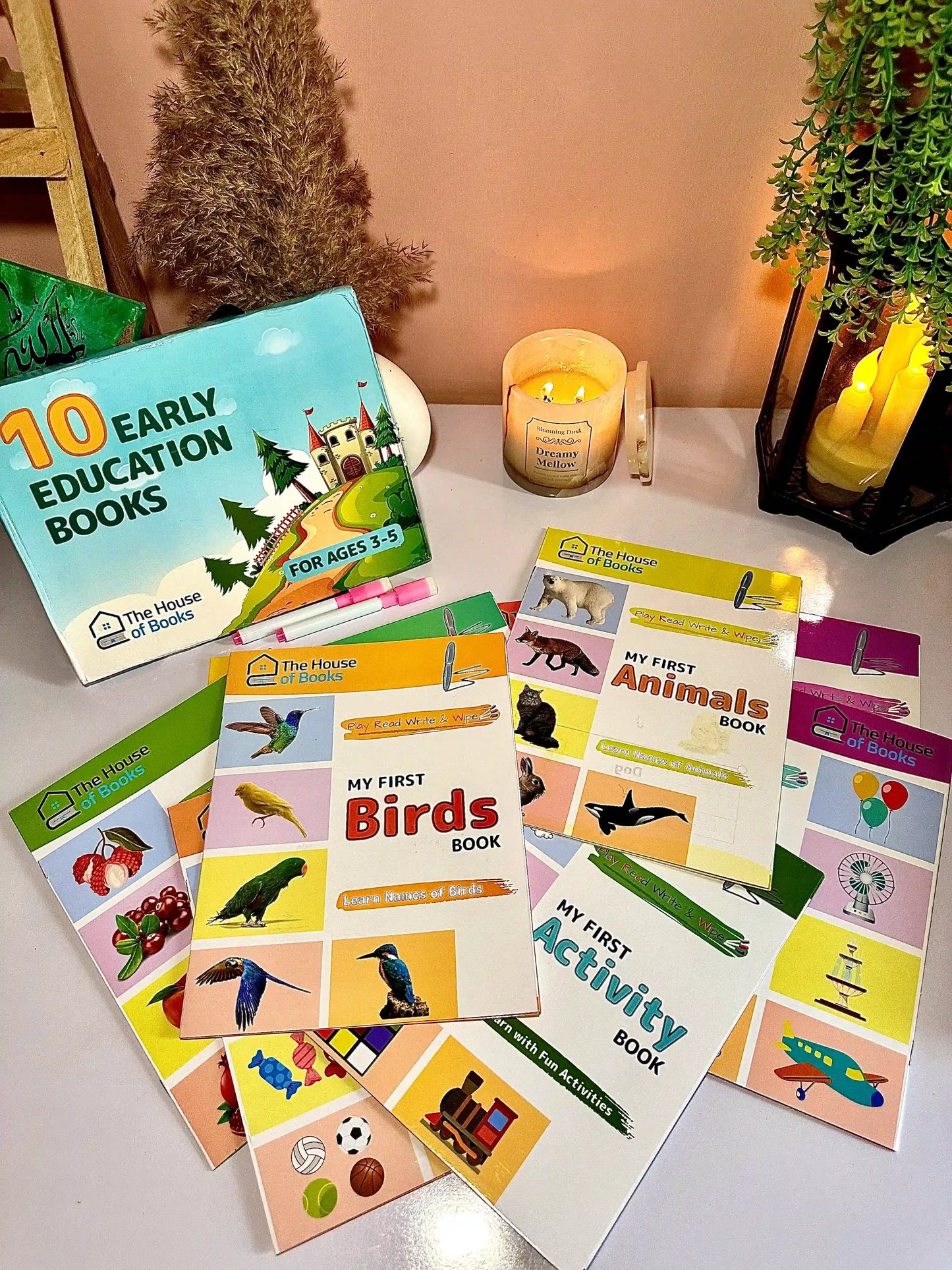 10 Write & Wipe Children Books Set