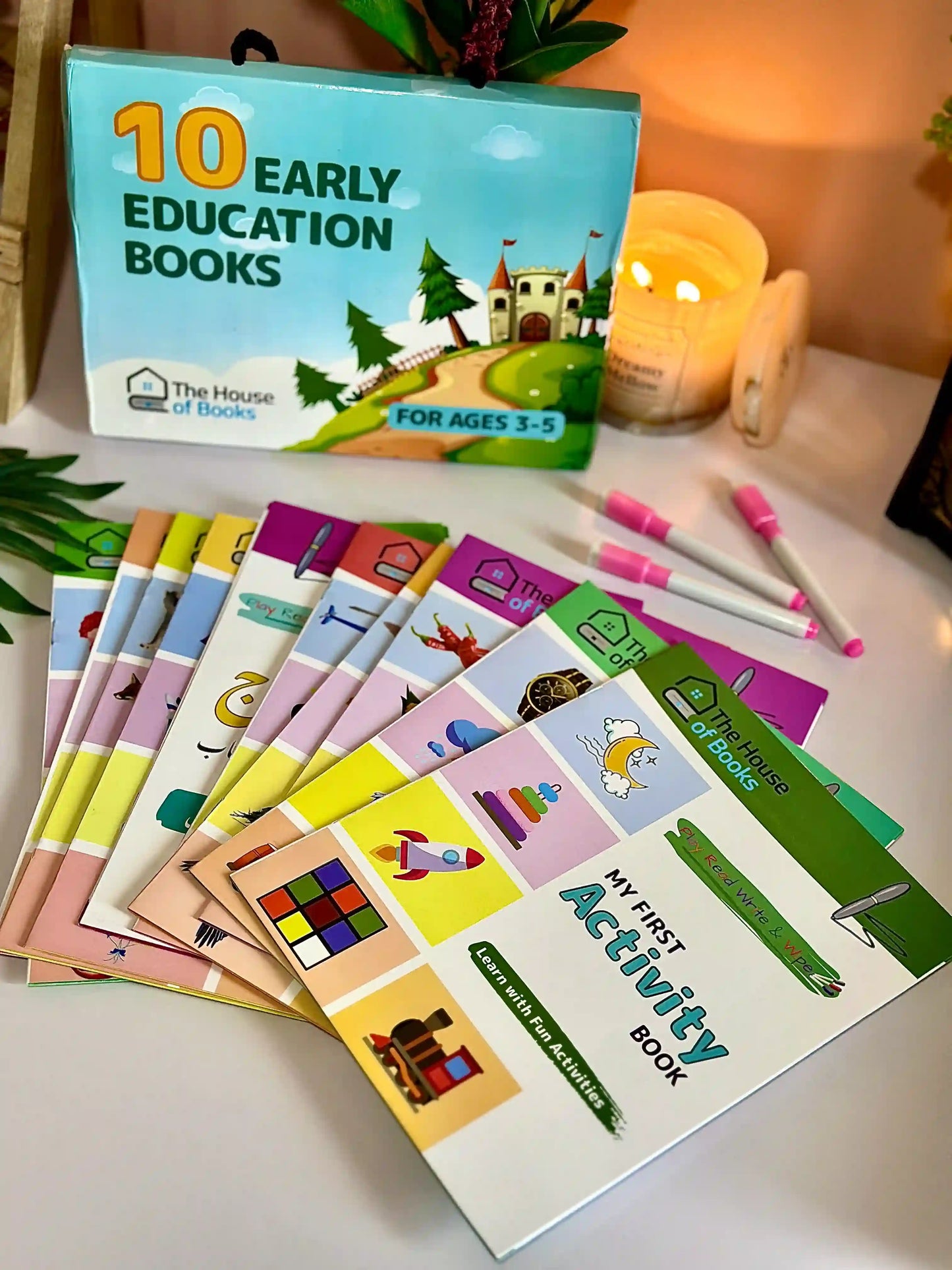 10 Write & Wipe Children Books Set