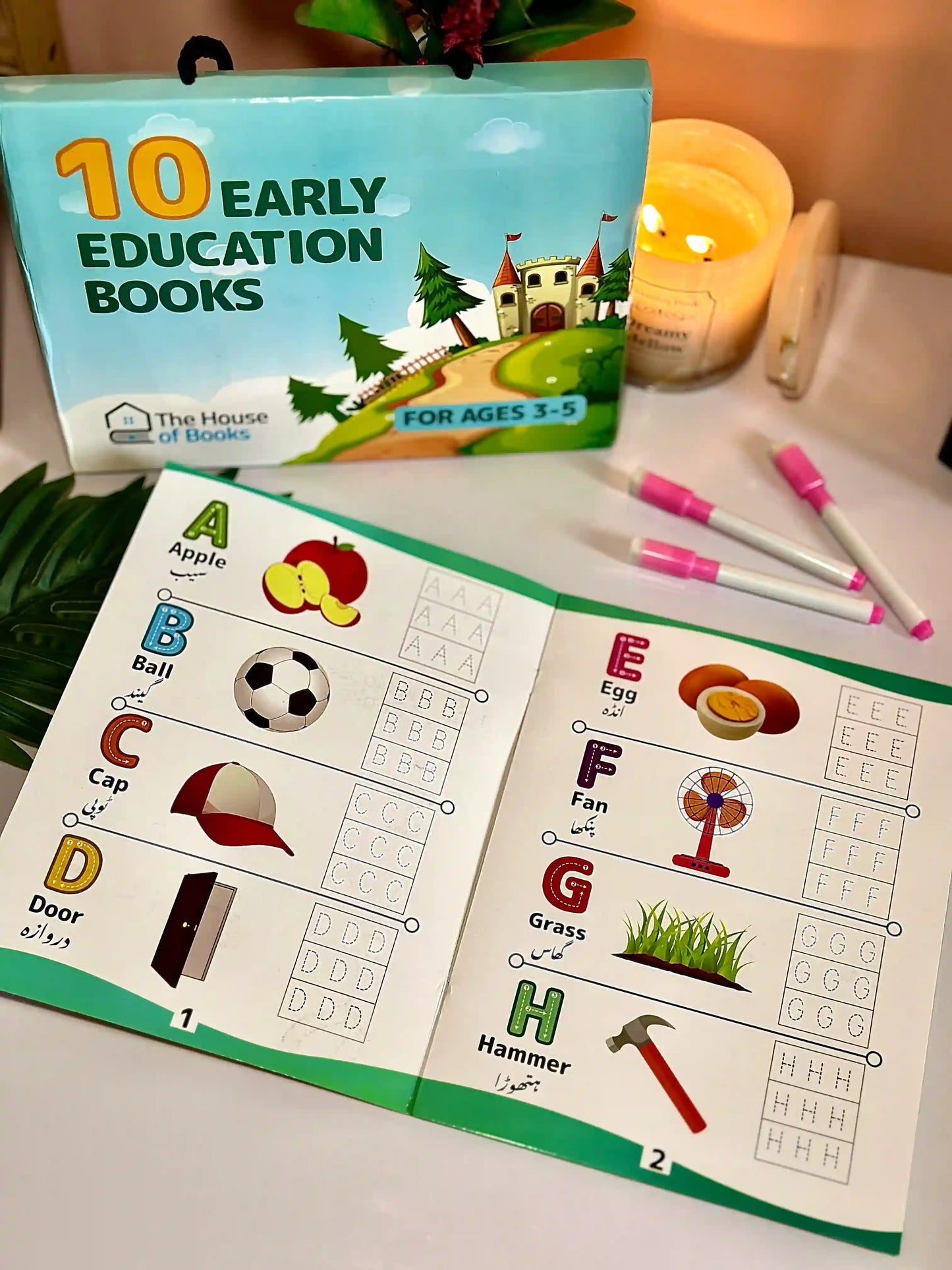 10 Write & Wipe Children Books Set