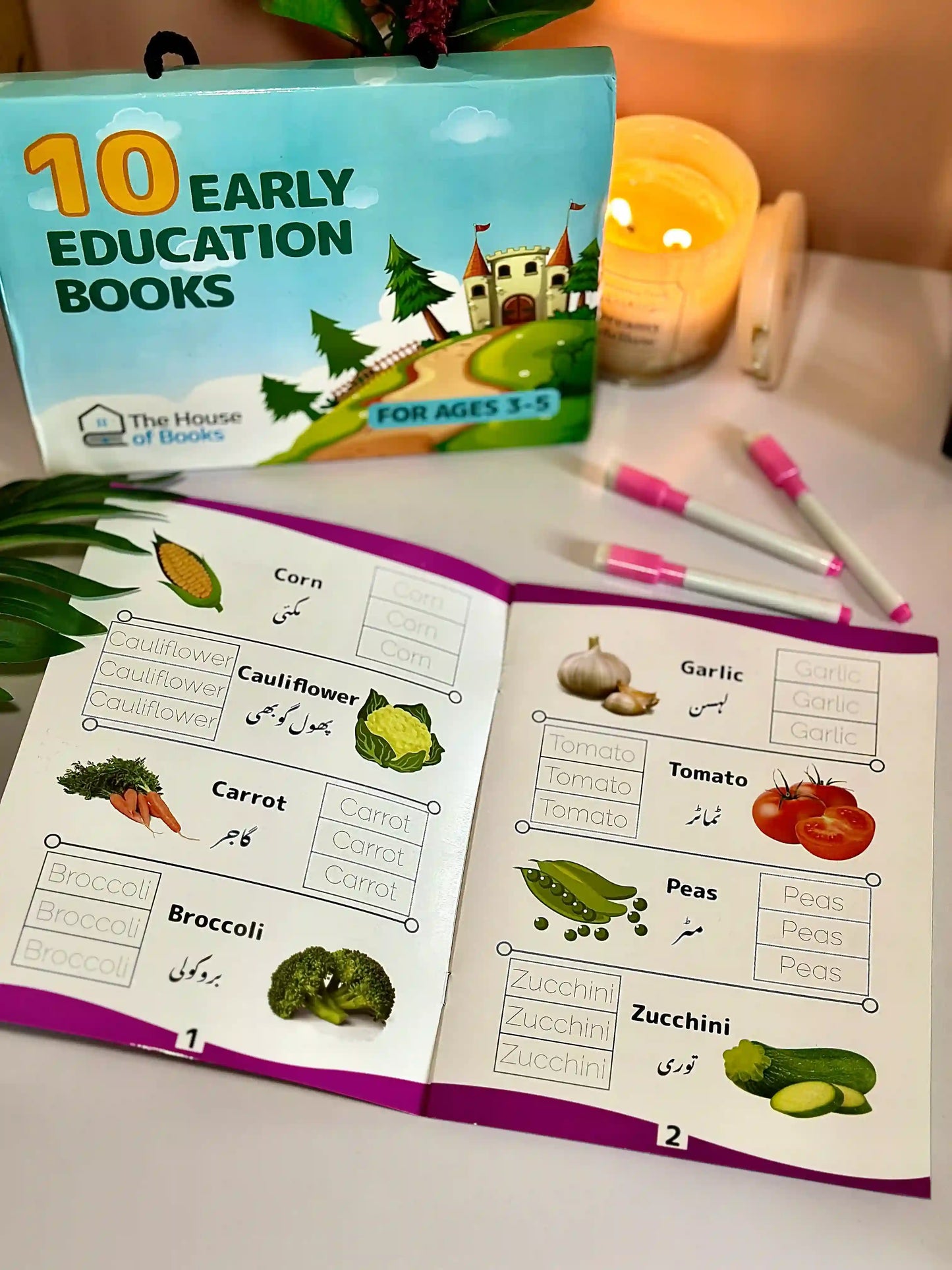 10 Write & Wipe Children Books Set