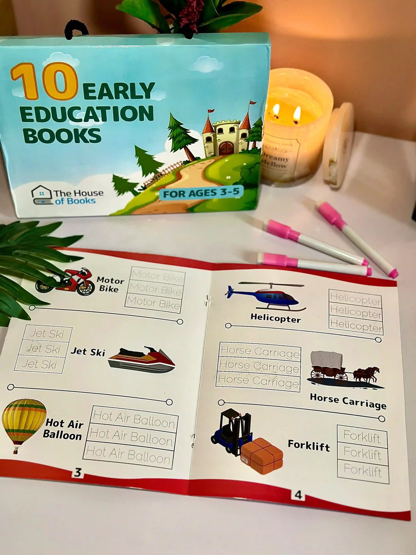10 Write & Wipe Children Books Set