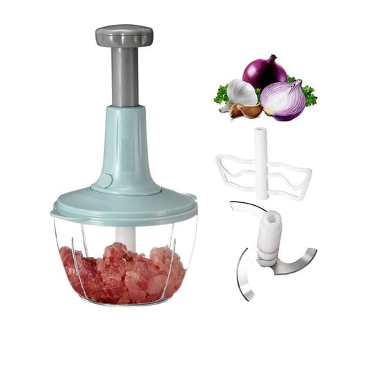 1.5 L - Chopper Push Hand Press - Ideal For Chopping Vegetables