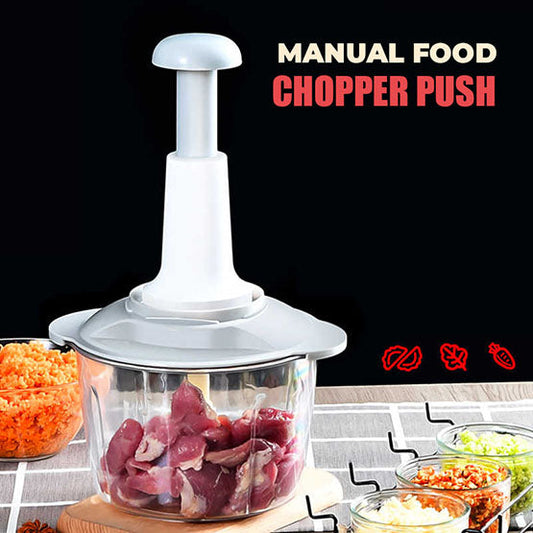 1.5 L - Chopper Push Hand Press - Ideal For Chopping Vegetables